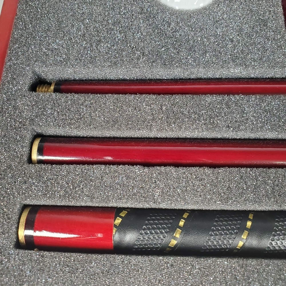 Travel Putting Practice Set In Wooden Case Putter, 2 Balls, 1 Cup 35" - Picture 2 of 11